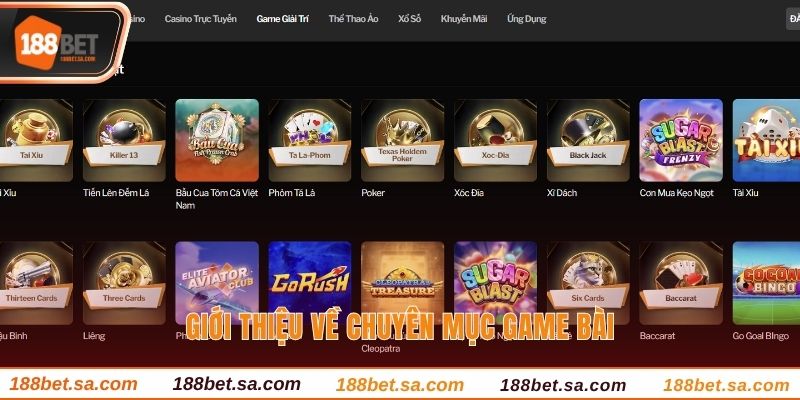 Game Bài 188BET - Điểm Hấp Dẫn Mọi Tay Chơi Khám Phá 2 Game bài 188BET có tỷ lệ thắng và trả thưởng cực cao
